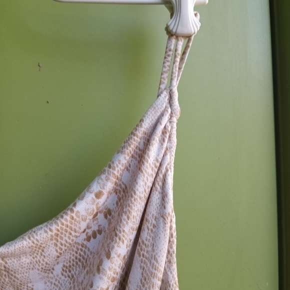 Free people 10 snake skin pattern scoop neck tank top - Picture 4 of 12